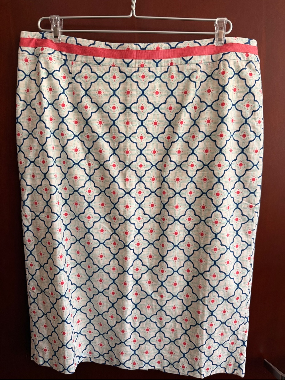 Like New Boden Cotton Pencil Skirt 12L